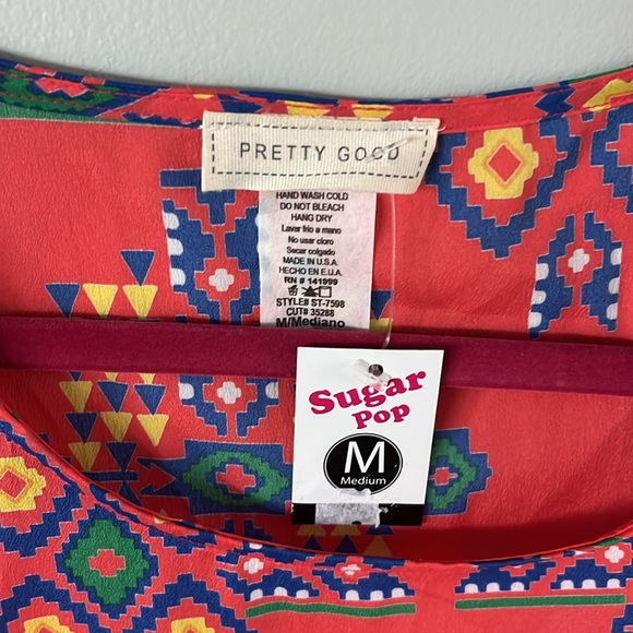 NWT Colorful Tunic by Pretty Good Size Medium - Picture 2 of 5